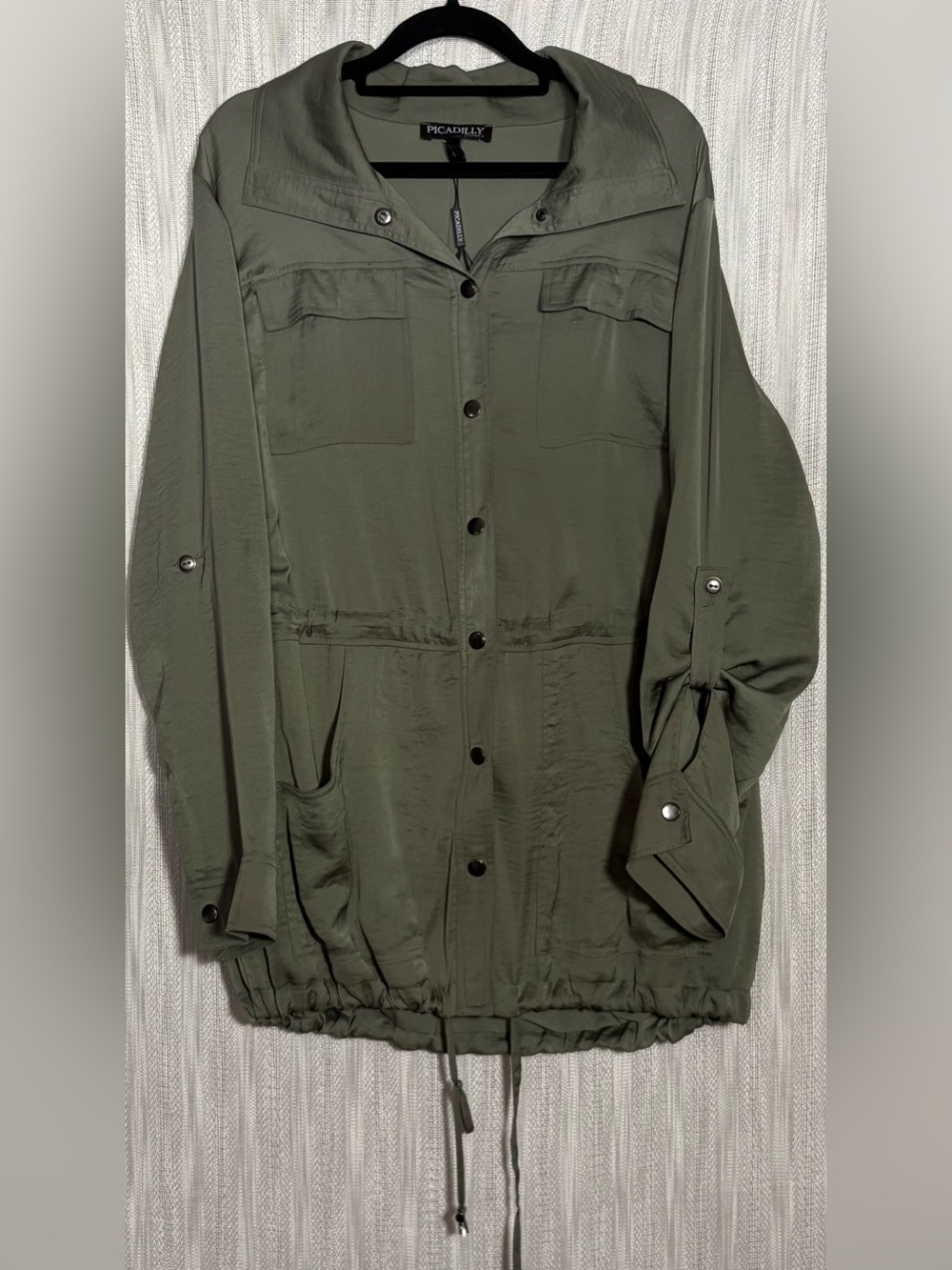 Picadilly Fashion Olive Green Utility Field Jacket